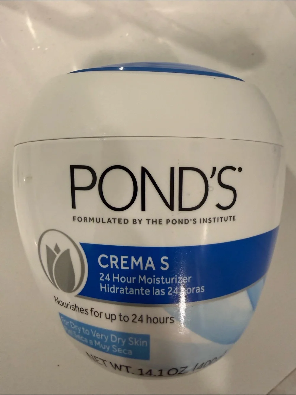 POND'S Crema S 24-Hour Moisturizer - White/Blue